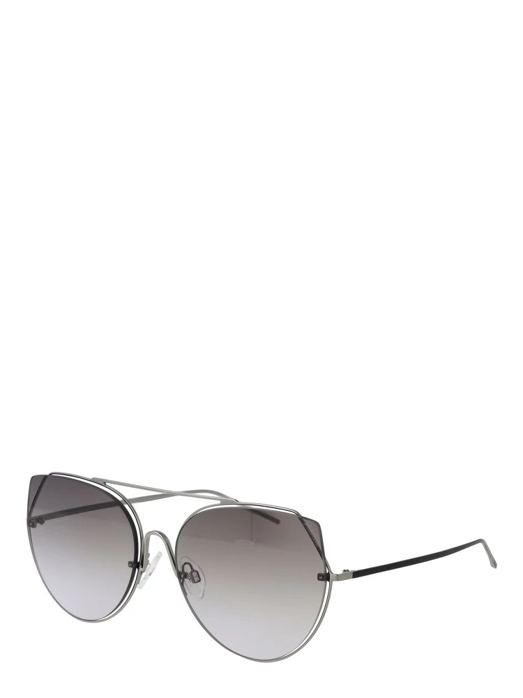 Gray Metal Sunglasses