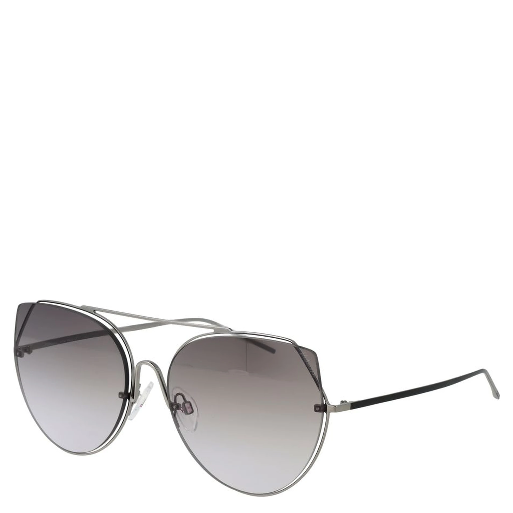 Gray Metal Sunglasses