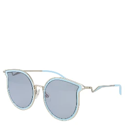 Blue Metal Sunglasses
