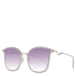 Beige Metal Sunglasses