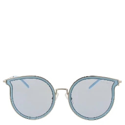 Blue Metal Sunglasses
