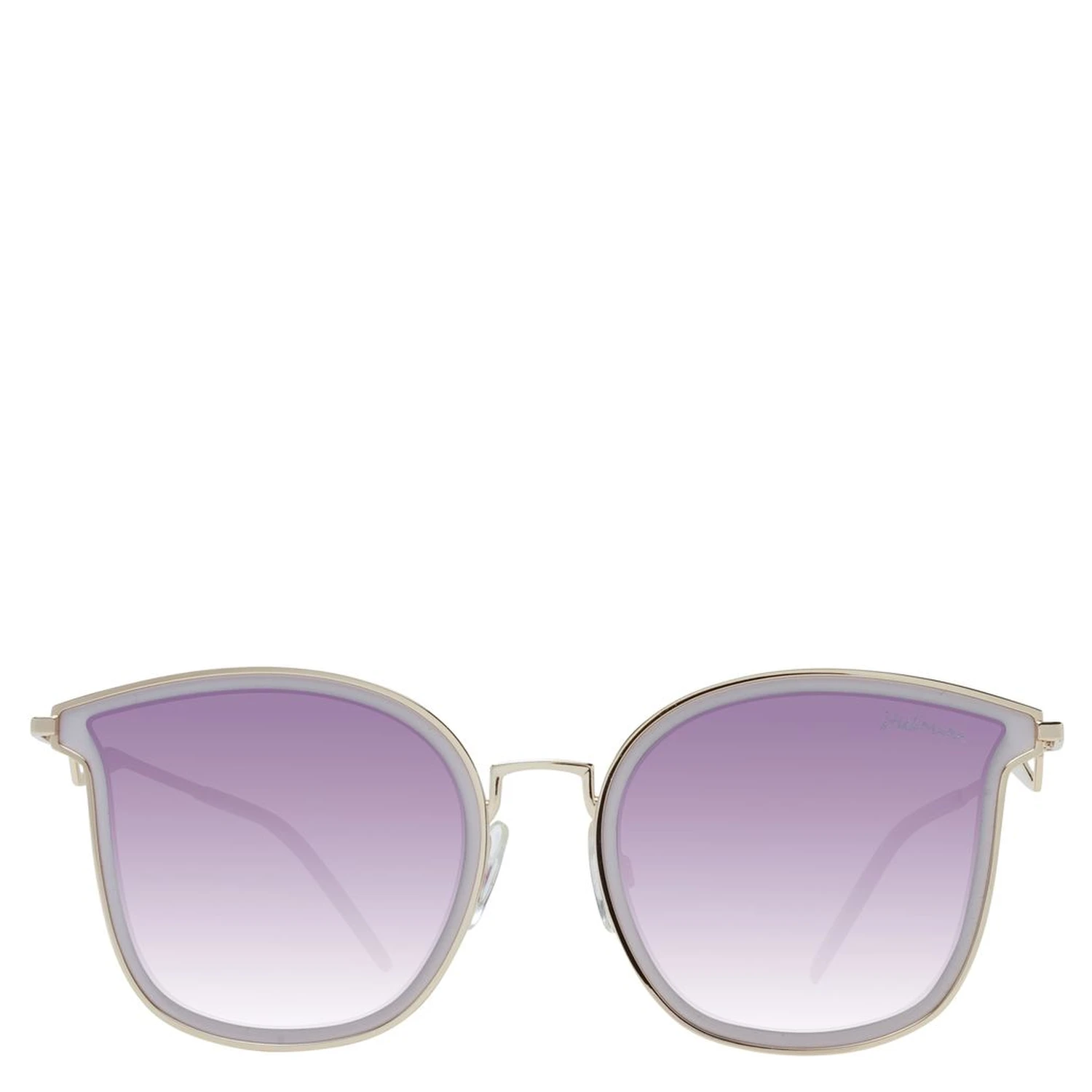 Beige Metal Sunglasses