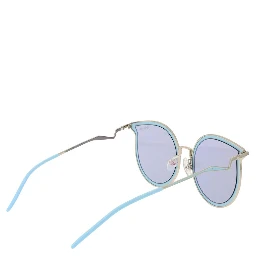 Blue Metal Sunglasses