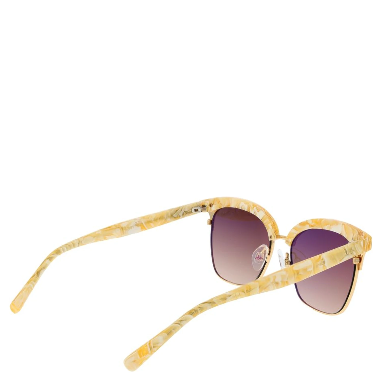 Bicolor Metal Sunglasses