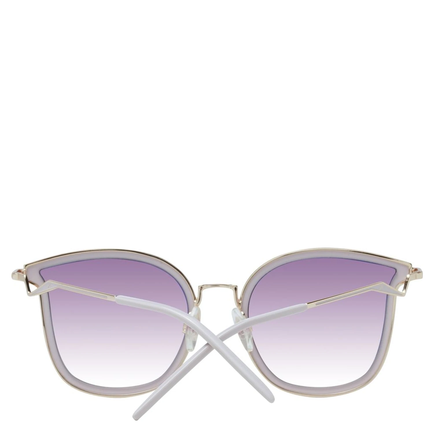 Beige Metal Sunglasses