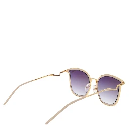 White Metal Sunglasses