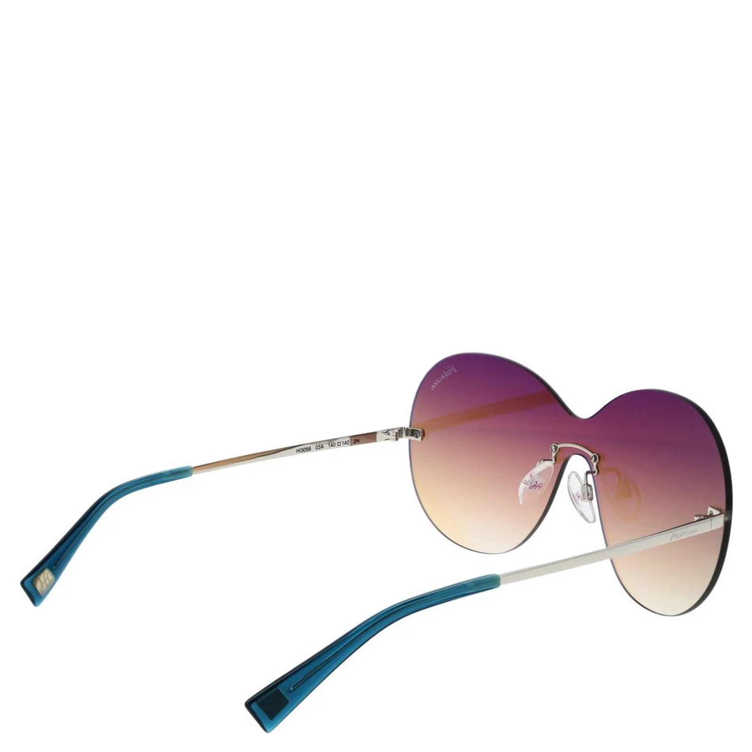 Gray Metal Sunglasses