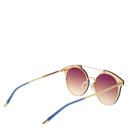 Blue Metal Sunglasses