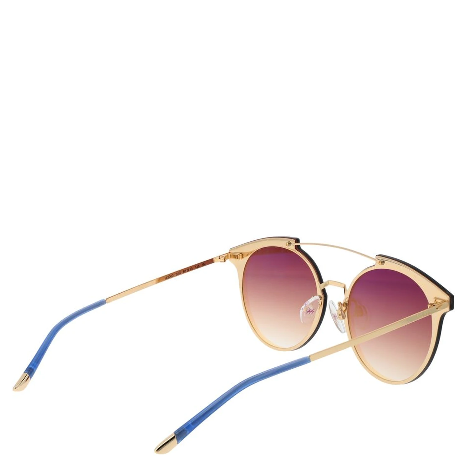Blue Metal Sunglasses