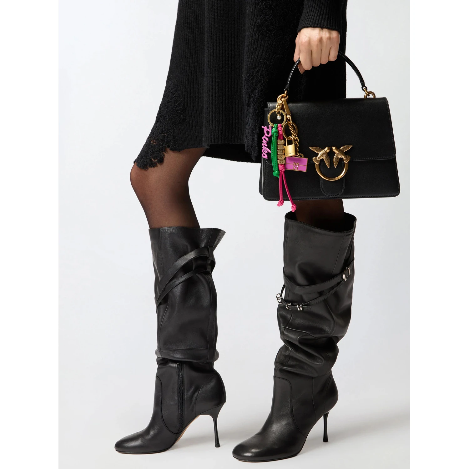 PINKO ONE TOP HANDLE CLASSIC handbag