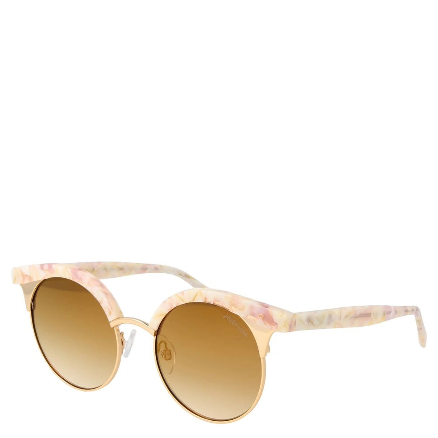 Beige Metal Sunglasses