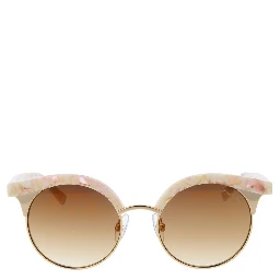 Beige Metal Sunglasses