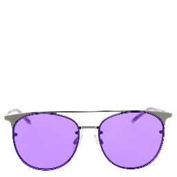 Gray Metal Sunglasses
