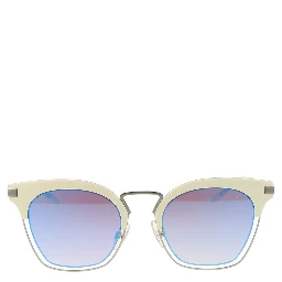 White Metal Sunglasses