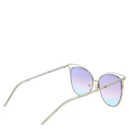 Gray Metal Sunglasses