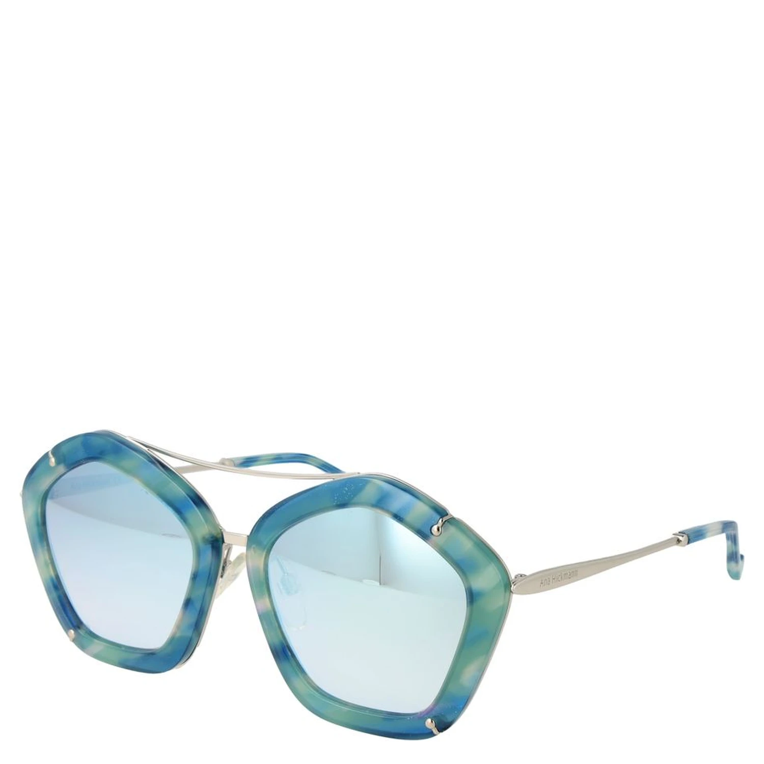 Bicolor Metal Sunglasses