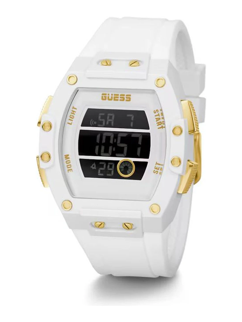White Synthetic Digital Watch