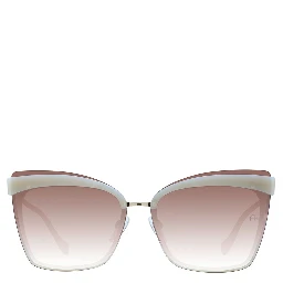 Beige Metal Sunglasses