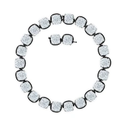 Gray Glass Necklace