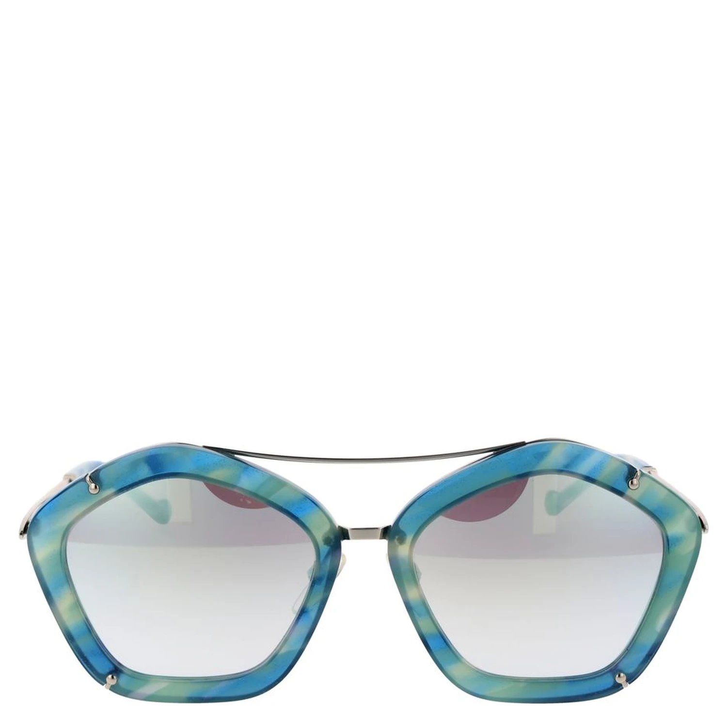 Bicolor Metal Sunglasses
