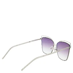 Gray Metal Sunglasses