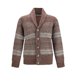Bordeaux Alpaca Vicugna Pacos Cardigan