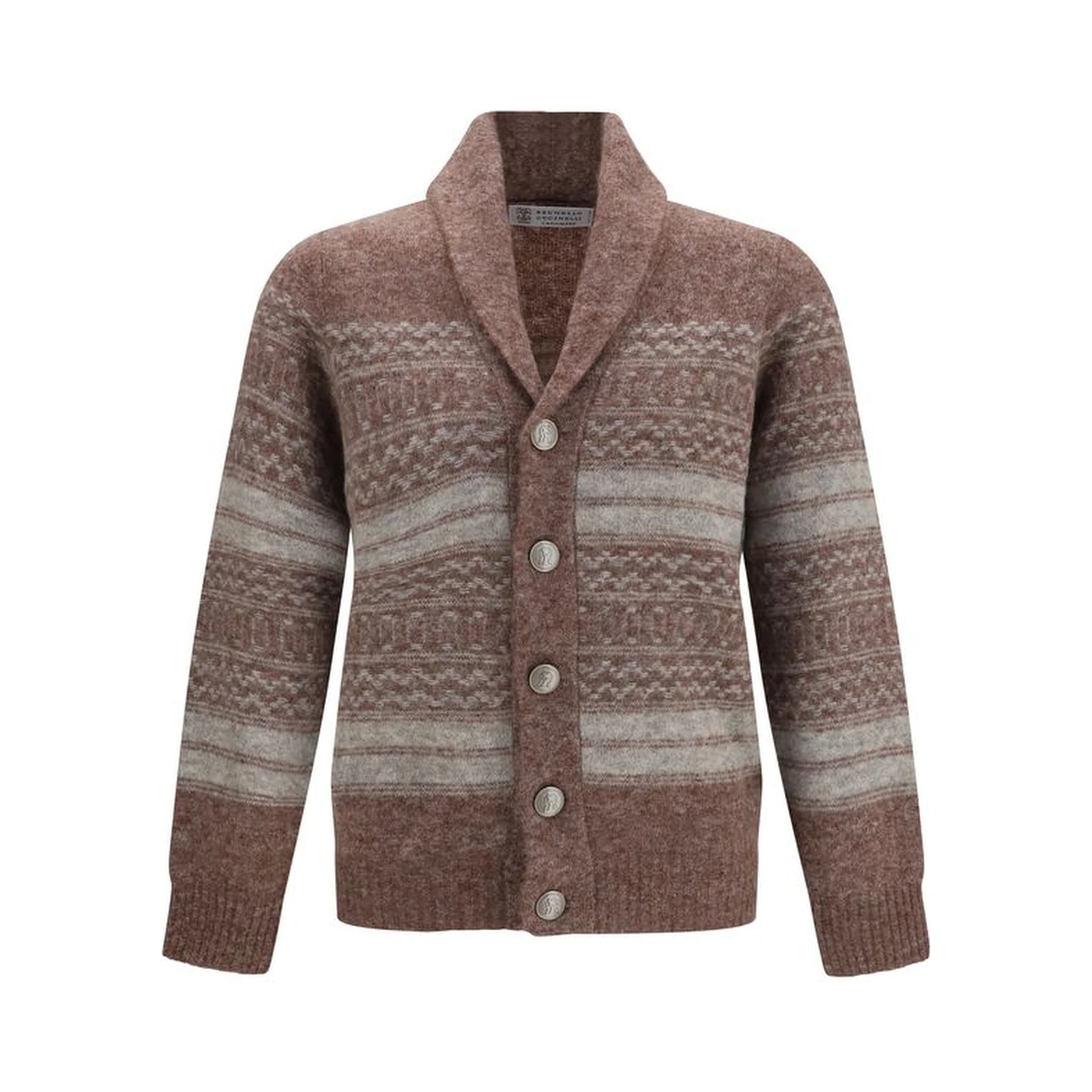 Bordeaux Alpaca Vicugna Pacos Cardigan