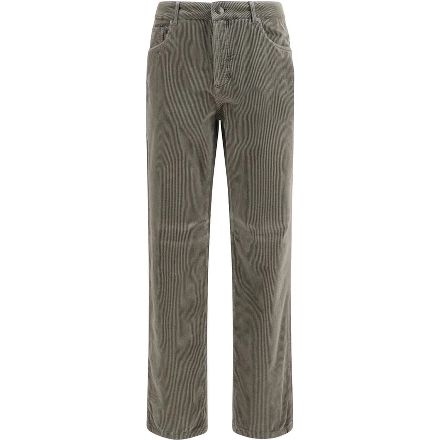 Bicolor Cotton Casual Pants