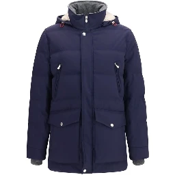 Blue Goose Down Full-Length Jacket