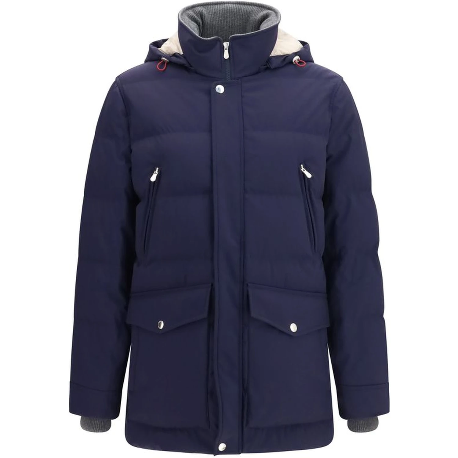 Blue Goose Down Full-Length Jacket