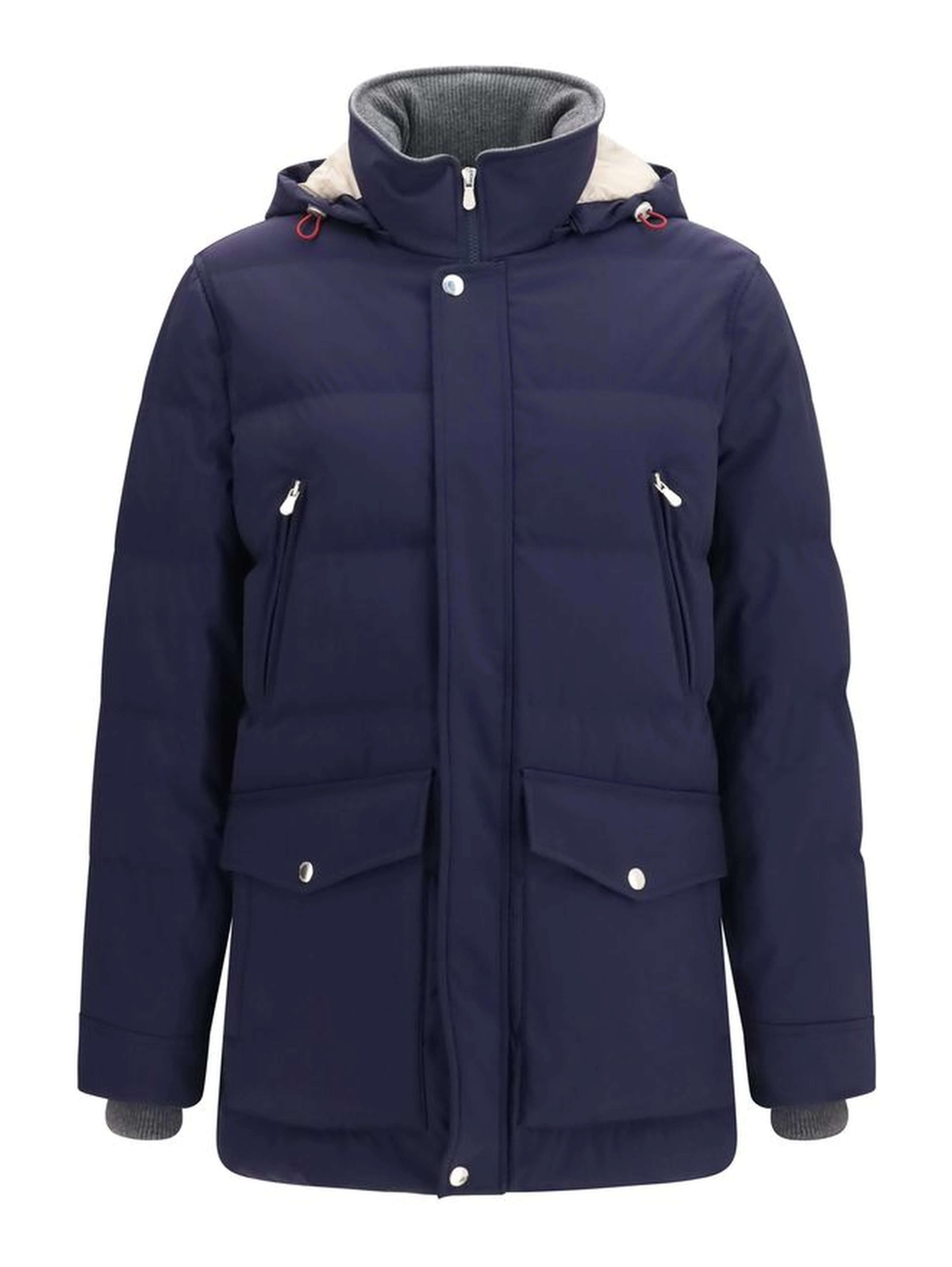 Blue Goose Down Full-Length Jacket