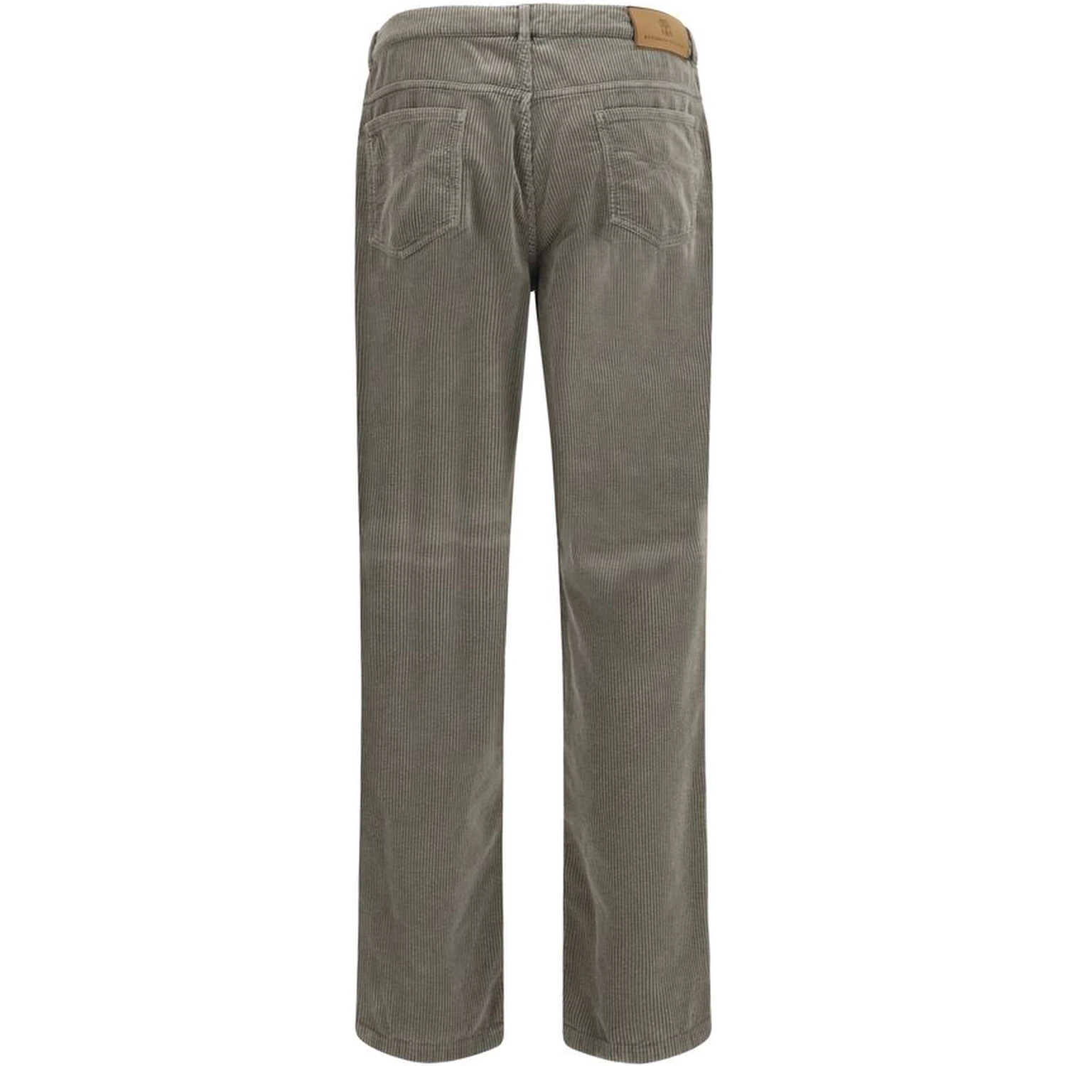 Bicolor Cotton Casual Pants
