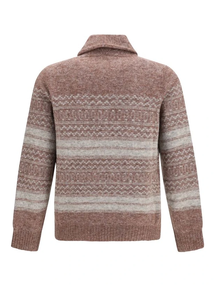 Bordeaux Alpaca Vicugna Pacos Cardigan alternative
