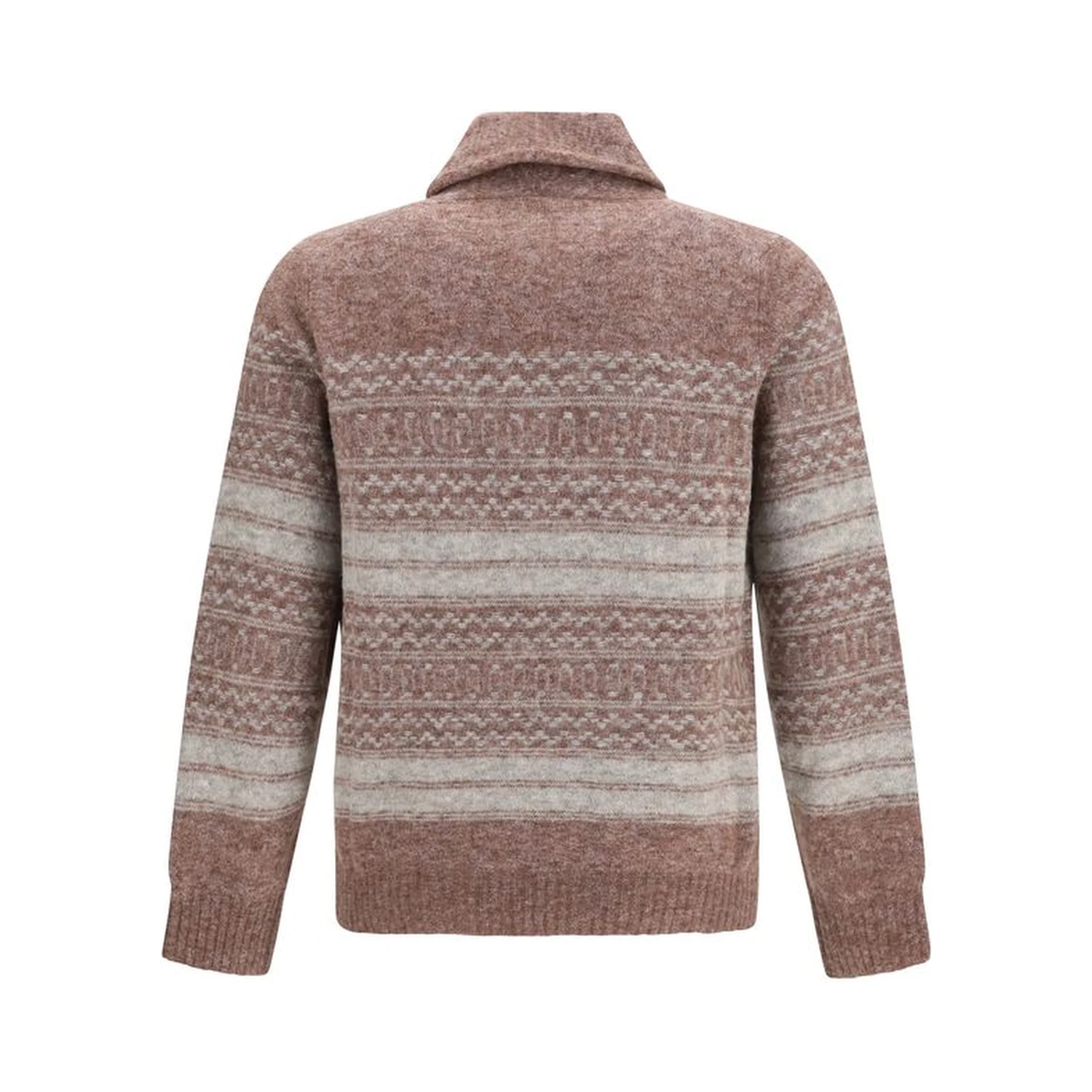 Bordeaux Alpaca Vicugna Pacos Cardigan