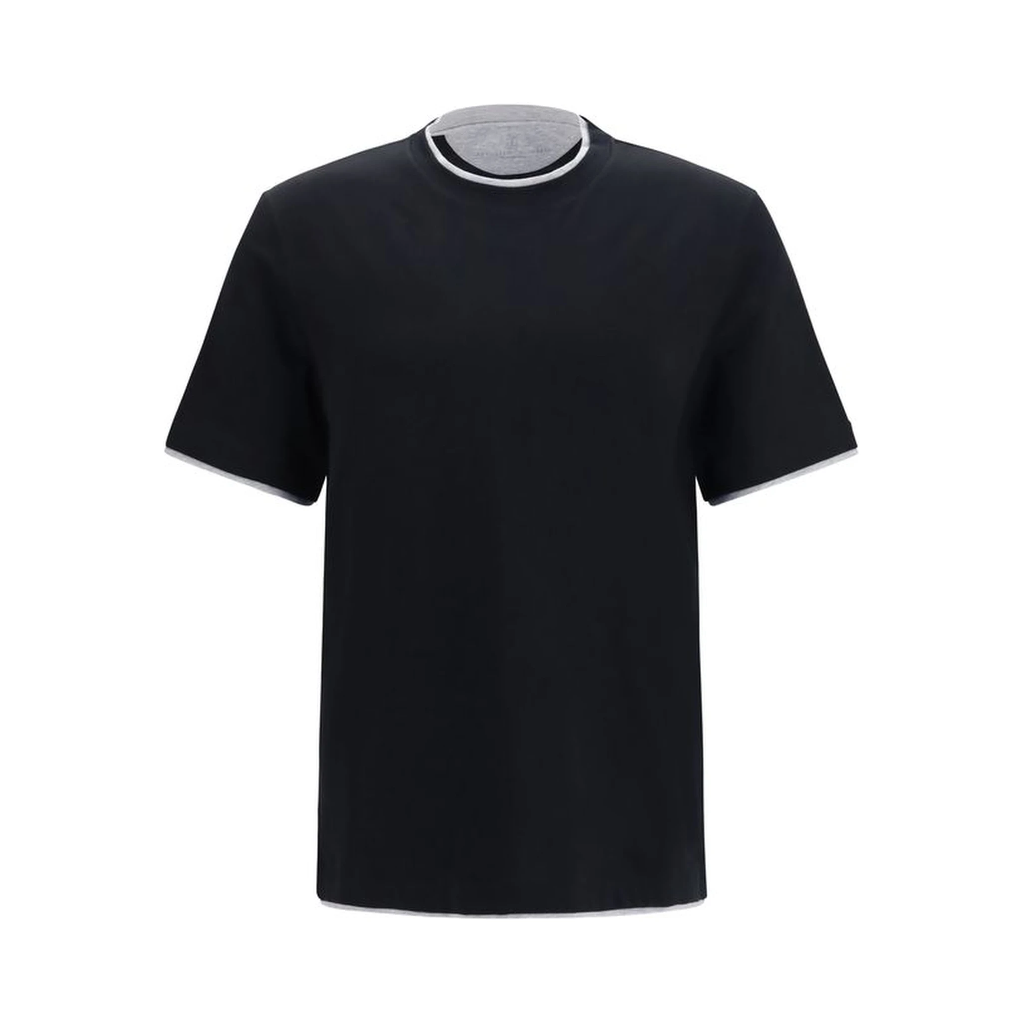 Black Cotton T-Shirt