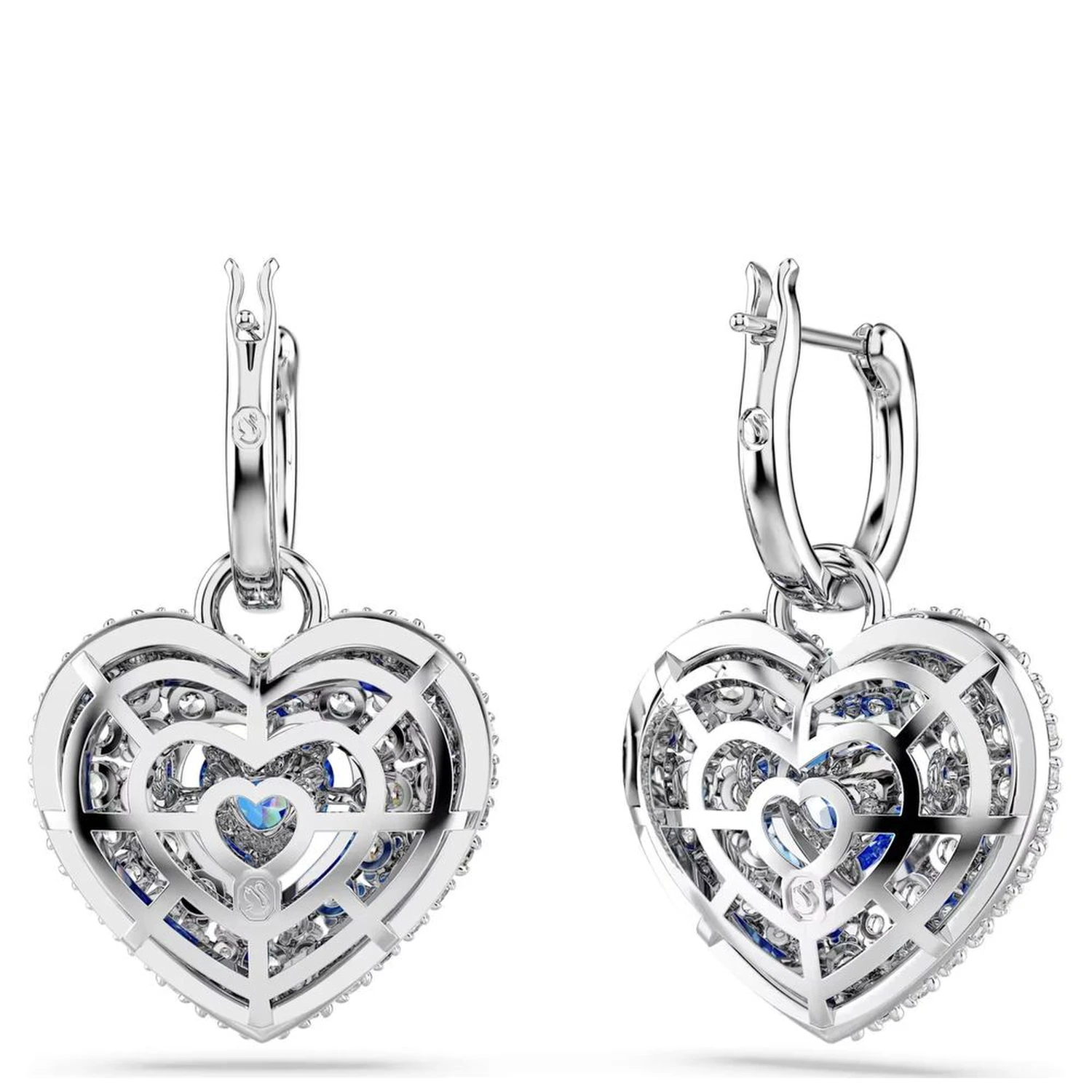 Gray Stainless Steel Earrings