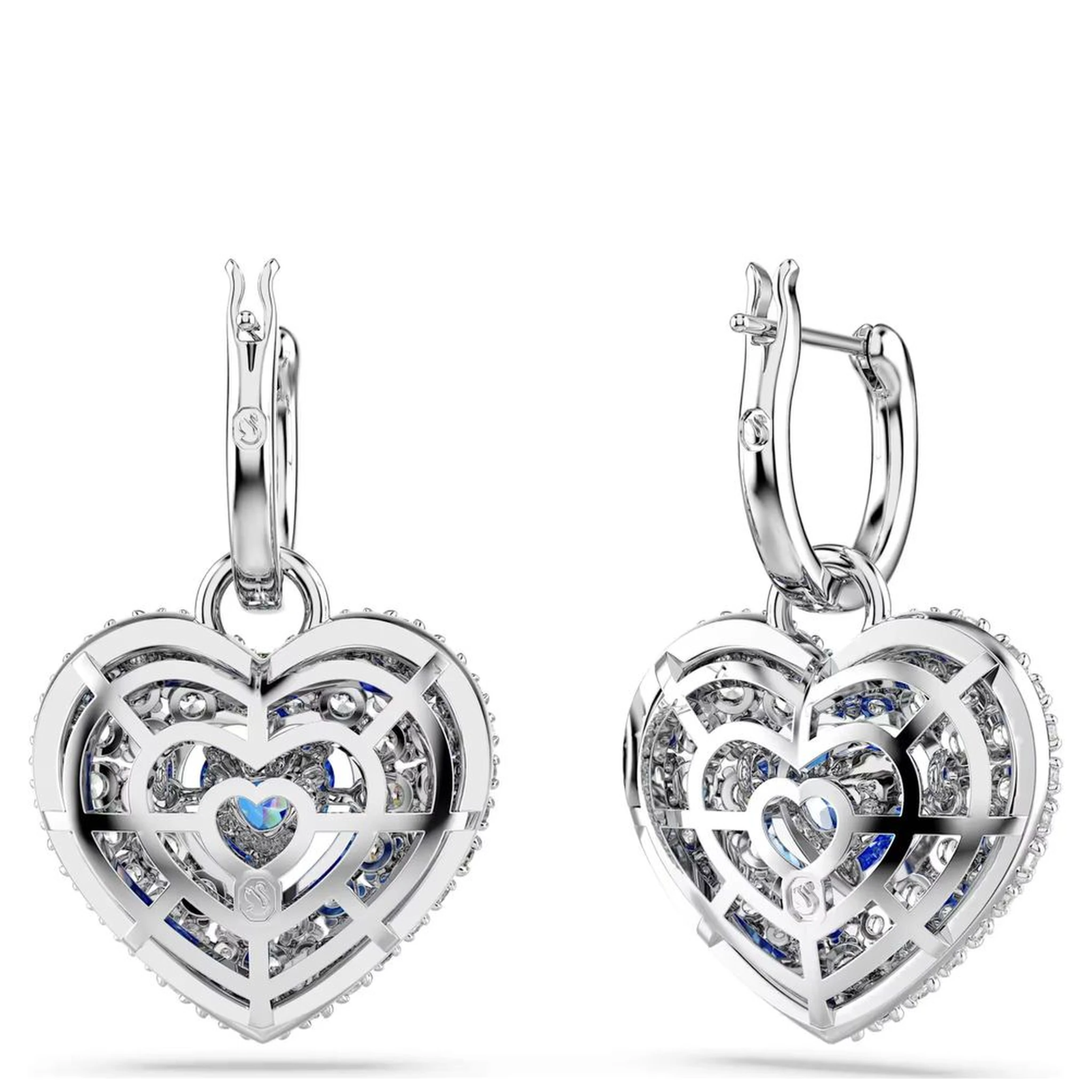 Gray Stainless Steel Earrings