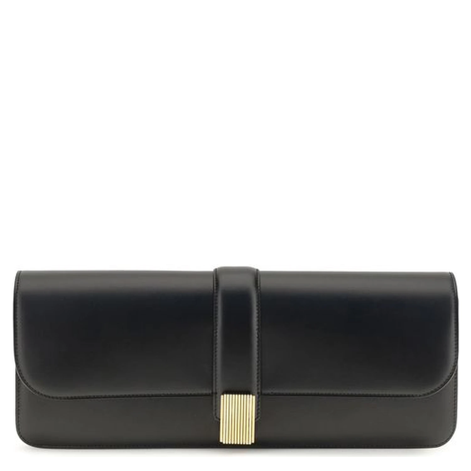 Black Calf Leather Bos Taurus Clutch Bag