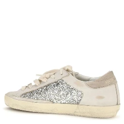 Beige Calf Leather Bos Taurus Sneakers