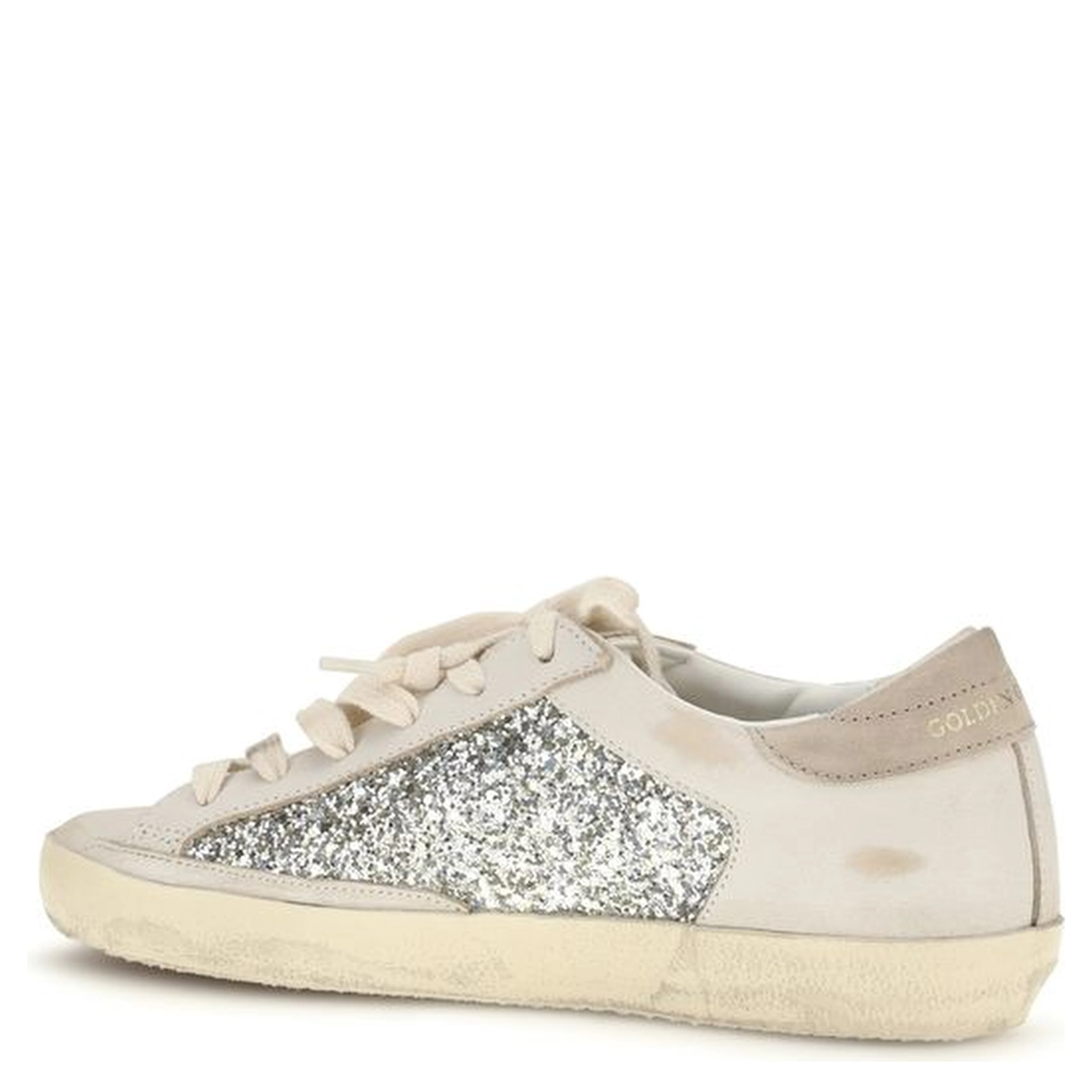 Beige Calf Leather Bos Taurus Sneakers