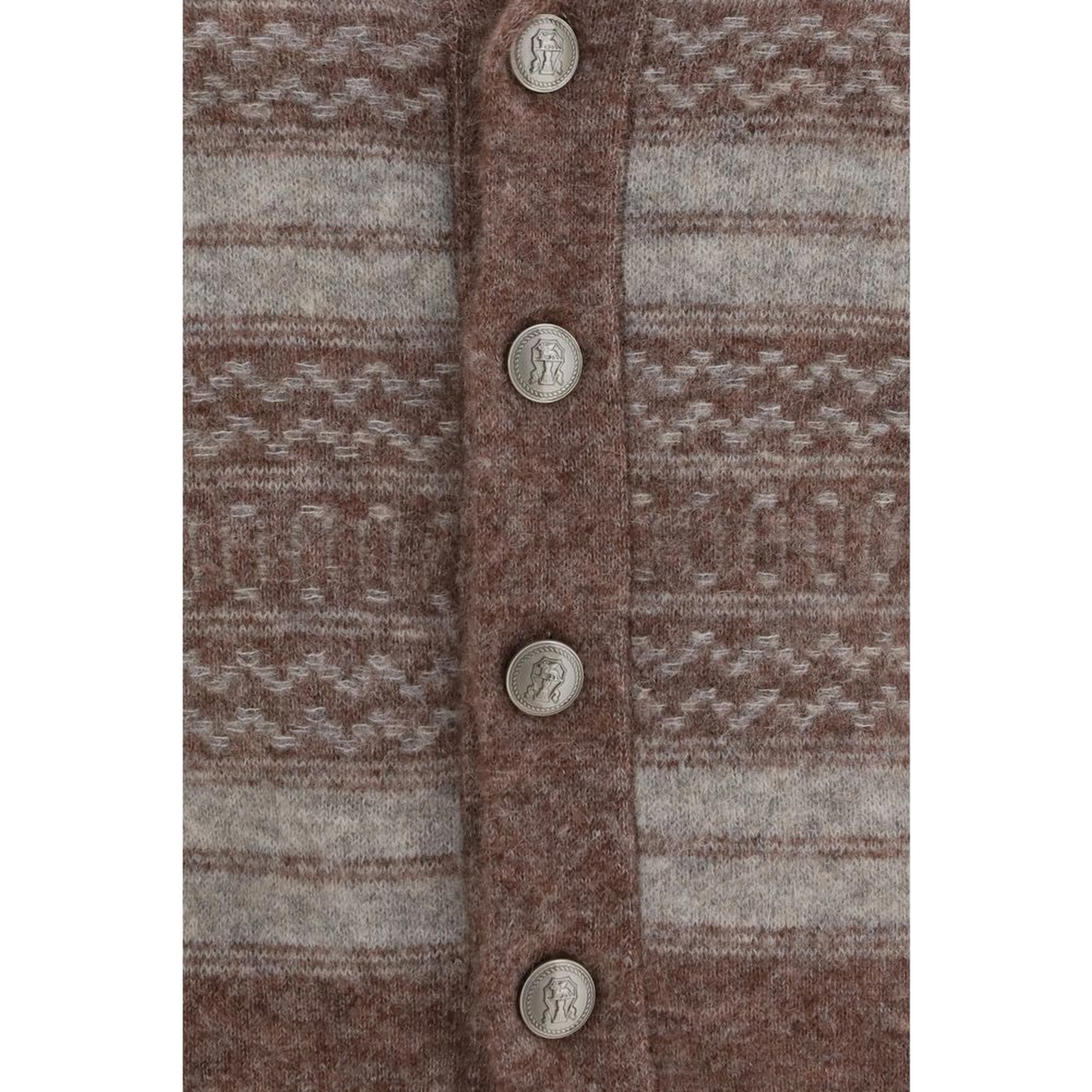 Bordeaux Alpaca Vicugna Pacos Cardigan