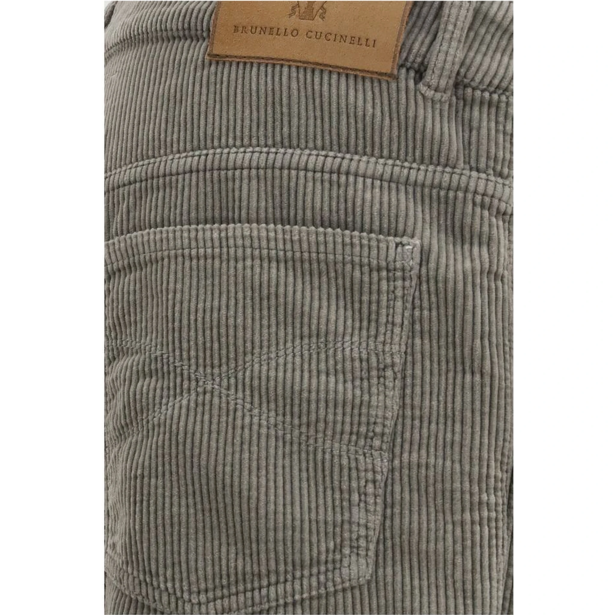 Bicolor Cotton Casual Pants