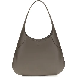 Gray Calf Leather Bos Taurus Handbag