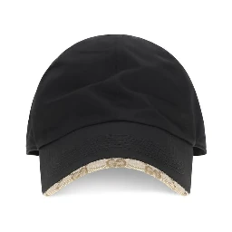 Black Cotton Cap (Baseball Hat)