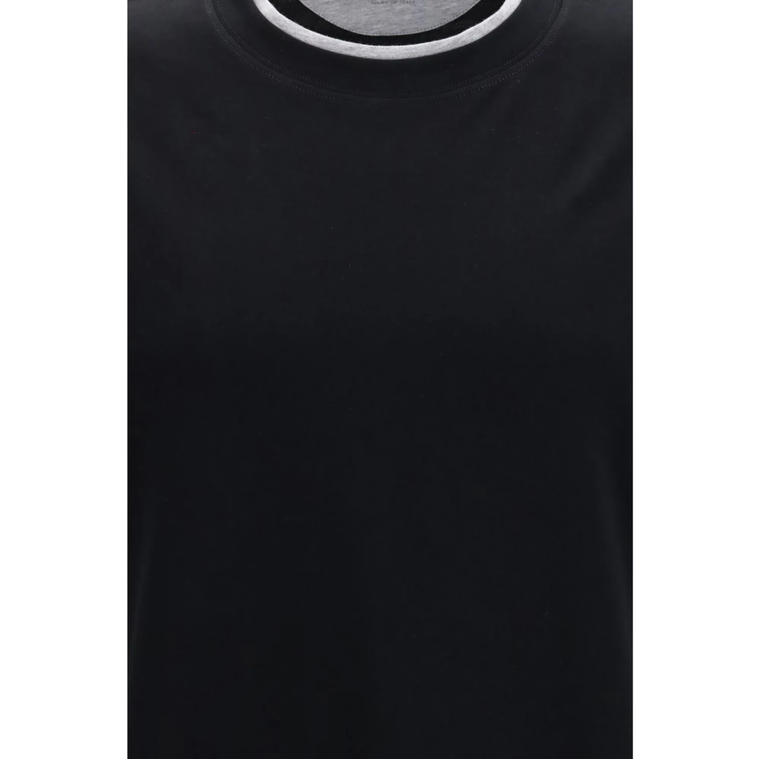 Black Cotton T-Shirt