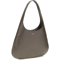 Gray Calf Leather Bos Taurus Handbag