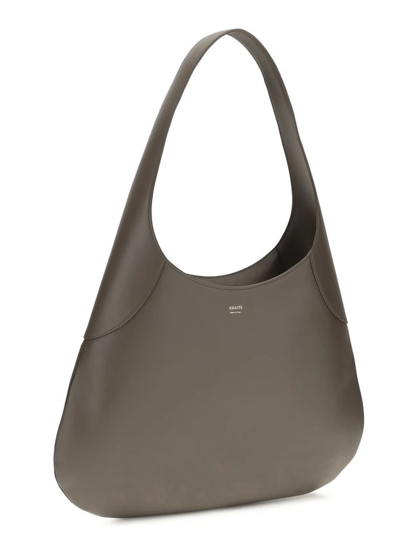 Gray Calf Leather Bos Taurus Handbag