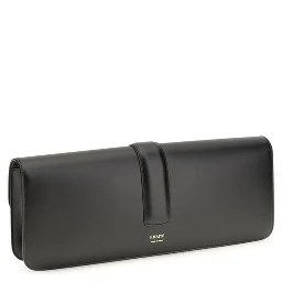 Black Calf Leather Bos Taurus Clutch Bag