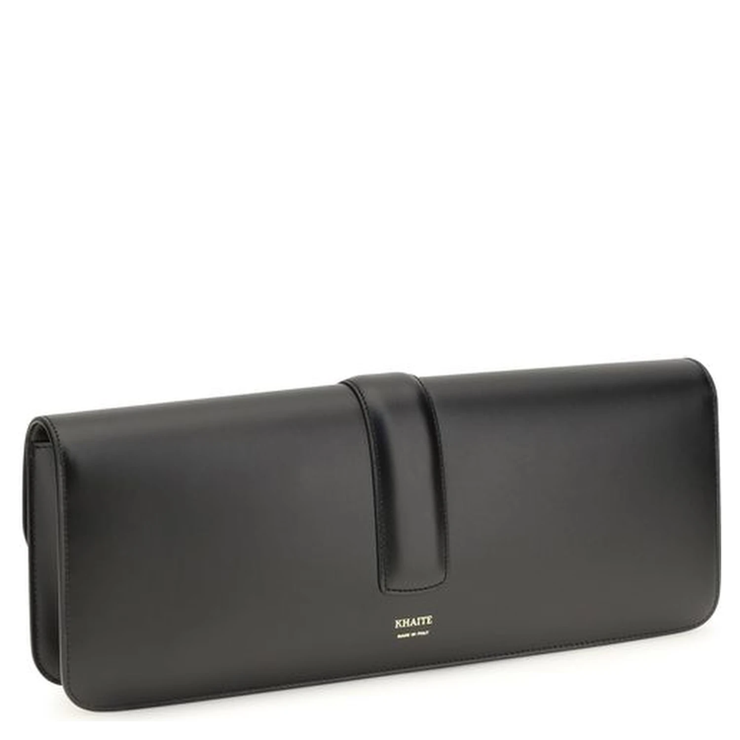 Black Calf Leather Bos Taurus Clutch Bag