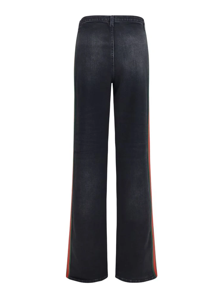 Black Cotton Straight-Leg Jeans alternative